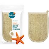 Balmy Doğal Kabak Banyo Eldiveni Peeling Etkisiyle Cilt Bakımı İçin Uygun
