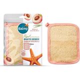 Balmy Doğal Sabun Dolgulu Banyo Kesesi Limon ve Nektarin Renkli Peeling Etkili Tasarım
