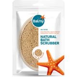 Balmy Oval Banyo Kesesi Doğal Kabak Lifinden Üretilmiş Peeling Etkili ve Kolay Kullanımlı