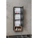Balneom Banyo Karanfil Demonte 120 Cm Antrasit Banyo Boy Dolabı
