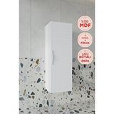 Balneom Erguvan 120 cm Beyaz Banyo Boy Dolabı