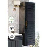 Balneom Erguvan Antrasit Demonte 120 Cm Banyo Boy Dolabı