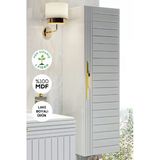 Balneom Erguvan Beyaz Demonte 120 Cm Banyo Boy Dolabı