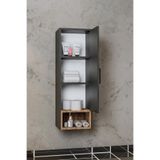 Balneom Karanfil 120 cm Antrasit Banyo Boy Dolabı