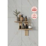 Balneom Lavanta %100 Mdf Duvar Rafı Bej