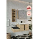 Balneom Zakkum 100 Cm %100 Mdf Lavabolu Banyo Dolabı