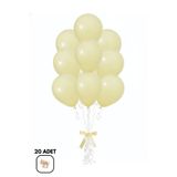 BALOMİS Makaron Sarı Soft Balon Arka Plan Ve Mekan Süsleme Dekoru
