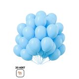 BALOMİS Mavi Balon Arka Plan Ve Mekan Süsleme Dekorasyon Balonu