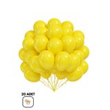 BALOMİS Sarı Balon Arka Plan Ve Mekan Süsleme Dekorasyon Balonu
