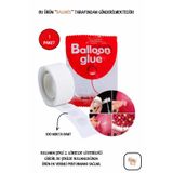 BALOMİS Şeffaf Balon Yapıştırma Bandı Çift Taraflı Nokta Bant Doğum Günü Süsü