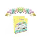 Balon Dekorasyonu 3Lü Set Asorti Set 70'Li - Makaron
