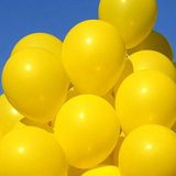 Balon Diyarı 15 adet Sarı Renk Kaliteli Mat Pastel Balon