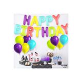 BALON DİYARI Happy birthday balon Tüm Renkler DEV BOY 30cm harfler