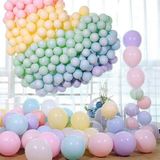 Balon Diyarı Karışık 15 adet Renkli Yüksek Kalite Makaron Soft Balon - Çok Renkli