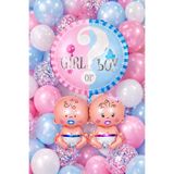 BALON DİYARI Kız ve erkek bebek metalik balon Cinsiyet belirleme partisi Kız mı ? Erkek mi ?