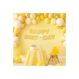 BALON DİYARI Özel Kesim Happy birthday banner balon dahil süslemesi kaliteli şık kutlama
