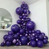 Balon Diyarı Pastel Balon Mor rengi - 50 Adet