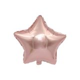 BALON DİYARI Rose gold Yıldız folyo balon tüm renkler 45cm şık görüntü hava ve helyum uyumlu