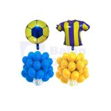BALON DİYARI Sarı Lacivert Taraftar Temalı Balon Seti 10 Adet Sarı 10 Adet Lacivert Forma Ve Top