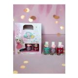 BALON HOME 3'lü Set - Çocuklara Özel Su Bazlı Oje, 9ml, Çeşitli Renk Seçenekleri İle + Yüzük Hediyeli
