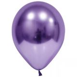 Balon Krom Parlak 12 İnç Violet Mor 50'Li