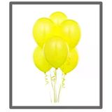 Balon Metalik Altın Sarı Balon - 10 adet