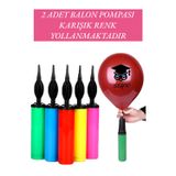 BALON POMPASI 2 ADET KARIŞIK RENK YOLLANMAKTADIR