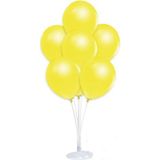 Balon Standı ve 7 Adet Metalik Sarı Balon Seti