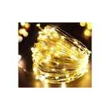 BALONBURADA 5 Metre Günışığı Yılbaşı Ağacı Işığı Yeni Yıl Peri Led Işık Sarı Işıklı Dekoratif Pilli Ledli Lamba