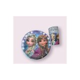 BALONBURADA Frozen Elsa Elza Doğum Günü Süsü Elsa Karton Tabak Bardak 8 Kişilik