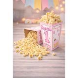 Baloncu Dede 1 Yaş Doğum Günü Prenses Temalı Popcorn (Patlamış Mısır) Kutusu 8 Adet – Parti İkram Sunum