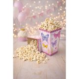 Baloncu Dede Kelebek Temalı Patlamış Mısır Kutusu 8 Adet Parti Mısır Kutusu Doğum Günü Parti Malzemesi