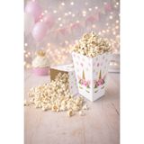 Baloncu Dede Unicorn Temalı Doğum Günü & Baby Shower Parti İçin Popcorn Kutusu 8 Adet (İkram Sunum)