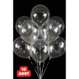 Baloncu Nene 10 Adet Şeffaf Balon Konfeti Koymak İçin Balon Konfeti Pul Uyumlu Balon Doğum Günü Kutlama Süs