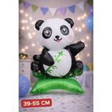 Baloncu Nene Ayaklı Panda Folyo Balon Doğum Günü Helyum Balon Doğum Günü Süs Kutlama Çocuk Doğum Günü Balon Süs