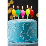 Baloncu Nene Renkli Balon Temalı Pasta Mumu Doğum Günü Pasta Mumu Yaş Doğum Günü Mumu