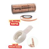 Baloncu Nene Rose Gold Balon Rafyası ve Balon Bandı Balon İpi Doğum Günü Süs ve Malzeme