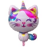 Baloncum Kedi Unicorn Folyo Balon Büyük Boy