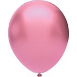 Balonevi BBM12100-08 Balonevi, Metalik Pembe, 12'' Metalik Renk Baskı Balonu 100'LÜ Paket