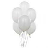 Balonevi Beyaz 100'lü Baskısız Balon