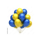 BalonEvi Sarı ve Lacivert Balon Seti Parti Süsleme doğum günü fenerbahçe