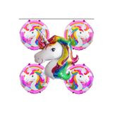 BALONEVİM Unicorn 5li Set Folyo Balon