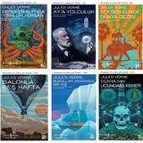 Balonla Beş Hafta - Seksen Günde Dünya Gezisi - Ay’a Yolculuk - 6 Kitap Set - Jules Verne