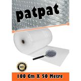 Balonlu Eşya Koruma Naylon Patpat, 100 cm x 50 M, Beyaz - Beyaz - Standart