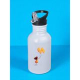 Balonlu Kız Baskılı Matara Suluk 600 ml - Kız Çocuk Suluk, Kız Sulukları