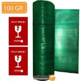 Balonlu Naylon 150CM x 10 Metre Kalın Havalı Naylon Yeşil Üç Katlı Balonlu Naylon Pat Pat Pıt Pıt