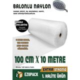 Balonlu Naylon Patpat 1 .sınıf Balonlu Poşet Patpat Havalı Naylon Pat Pat Ambalaj 100CM x 10METRE