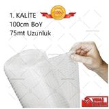 Balonlu Patpat-Paketleme Naylonu (Boy-100Cm X 75Mt-Uzunluk)-(Metrekare-75M2)