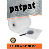Balonlu Poşet Patpat 25cm X 50metre Havalı Naylon Pat Pat Ambalaj Pat Pat - 25cm X 50metre