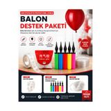 Balonsan Balon Seti Destek Paketi / Balon Zinciri / Balon Bandı / Balon Pompası